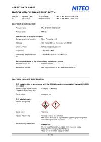 Safety Data Sheet